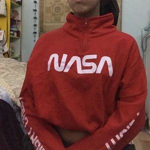 BRAND NEW NASA CROPPED SWEATER
